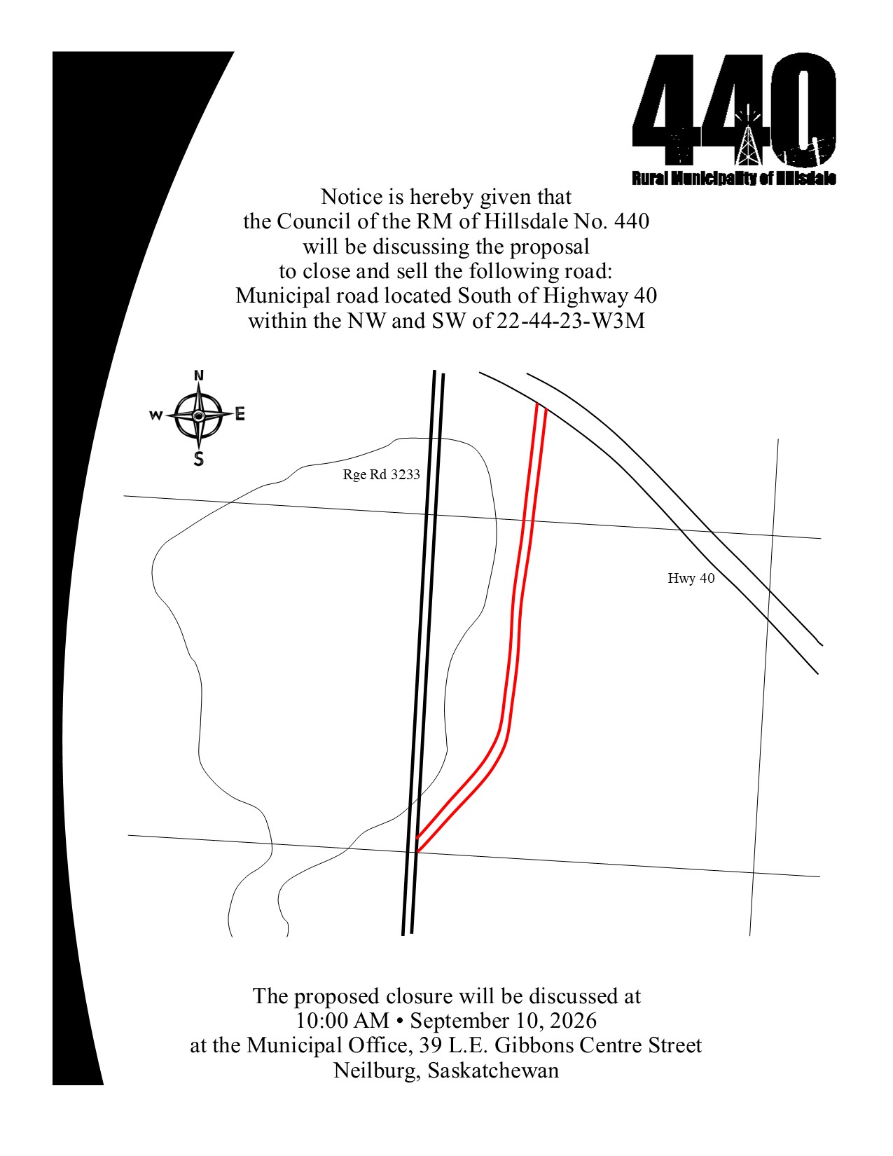 Road Closure Public Notice